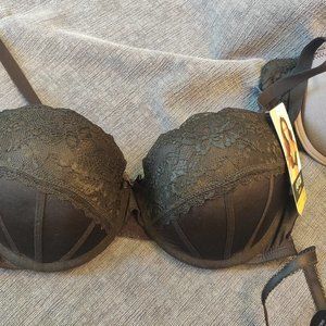 Apt. 9 NWT black lacy push-up bra - 36C